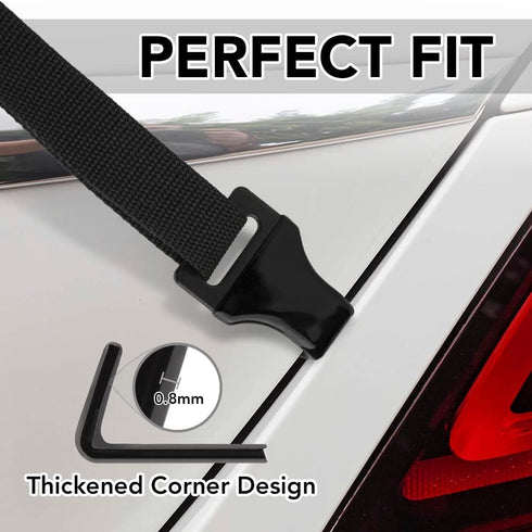 Upgraded Car Scratch Protectors for Trunk Bike Rack, Car Paint Protector for Bike Rack Hooks, Reliable Bike Car Rack Accessories (10 Pack) Black...