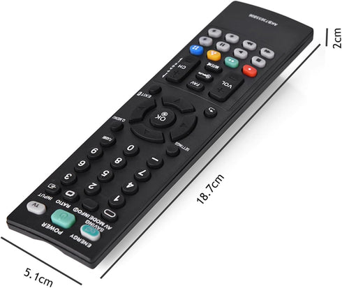 HD TV Remote Control Replacement for LCD/LED TV AKB73655806 Digital Television Audio Voice Remote Controller, Black...