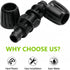 13 Pcs Drip Irrigation Fittings Coupling 1/2 Inch, In-Line Barbed Coupler Connector For 1/2 Inch Drip Tubing (0.60"-0.65" OD) Drip Line Parts...