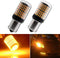 YM E-Bright 1156 BAU15S 150 degree PY21W 7507 Turn Signal Led Bulb, No Hyper Flash, Front Rear light, 3014 Chipset 144SMD 2800 Lumen, Canbus Error...