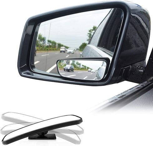 Blind Spot Mirror for Cars LIBERRWAY Car Side Mirror Blind Spot Auto Blind Spot Mirrors Wide Angle Mirror Convex Rear View Mirror Stick on Design ...