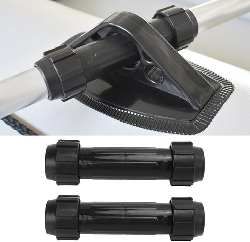 Kayak Paddle Connector, 2PCS Kayak Paddle Connector Plastic Paddle Oars Shaft Connector Paddle Connector Oars Connector Plastic Oars Shaft Connect...