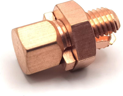 10PCS Split Bolt Connectors Copper Grounding Wire Clamps with 10pcs Heat Shrink Tube for Completing Ground Bonding (Wire 4AWG - 10AWG)...