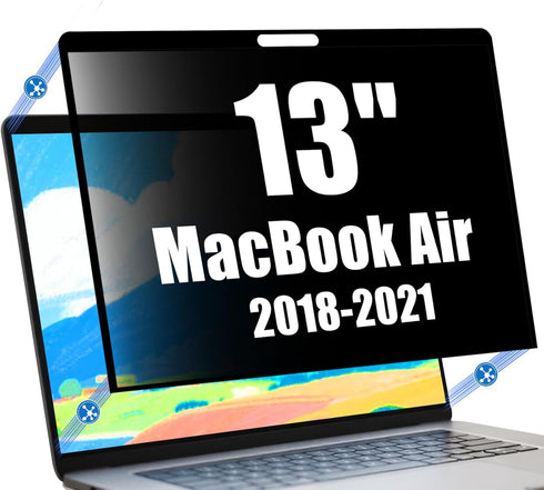 Privacy Screen Protector for MacBook Air 13 Inch (2018-2021, M1) Removable Laptop Privacy Screen Shield Ultra-Thin Design...