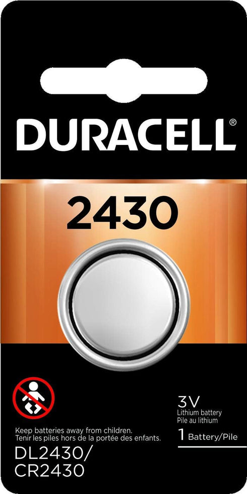 Duracell FBA_44087 1 2430 3V Photo Electronic Battery, Clear...