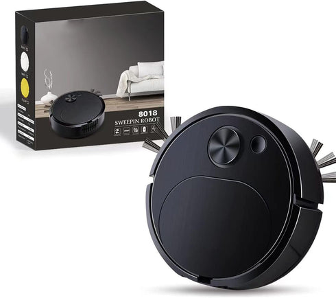 Zerodis Robot Vacuum Cleaner,Rechargeable Sweeping Vacuuming Mopping 3 in 1 Intelligent Sweeping Robot for Hard Floor Flat Ground Marble Tile Wood...