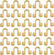 1 Box 600Pcs Wire Guardians Jewelry Wire Guard Loops Brass U Shaped Small Double Holes Gold Thread Wire Protectors for Jewelry Making Necklaces Br...