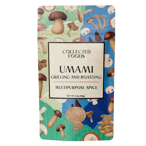 Umami Mushroom Salt by Collected Foods – Gourmet Small-Batch Umami Seasoning with Shiitake and Porcini Mushrooms – All-Purpose Flavor Booster for ...