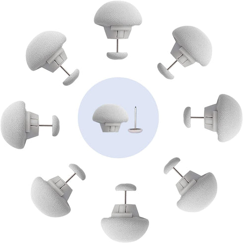 Duvet Pin Duvet Clips, 8 Pieces Mushroom Quilt Holder, Non-Slip Quilt Fixator Sheet Fasteners with One-Key Unlock for Quilt, Cushions, Curtains (G...