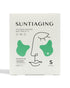LAPCOS Suntiaging Face Sun Protection Skin Patches, UV Protection with Cooling Effect for Golf & Outdoor Activities, Anti-Aging Shield Protects Ag...