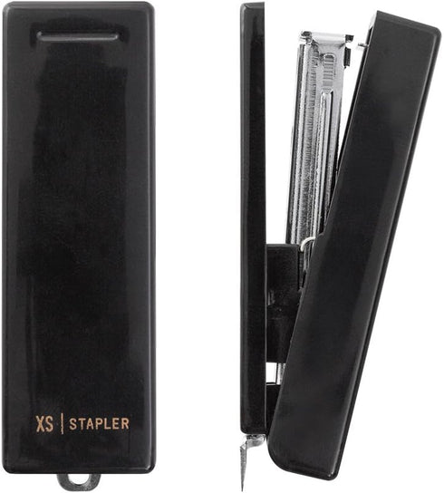 Midori Compact Stapler, XS Series, Black (35270006)...
