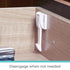 Toddleroo by North States Cabinet Latches ABS | White | Inside Installation | Child Safety | Pack of 10...
