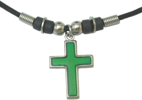 Mood Pendant Necklace - Cross...
