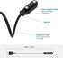 Replacement Charger Compatible with IDW13/IDW16/IDW19-TOOBUR/VrpeFit/Konitee/MILOUZ/Gydom/Fitpolo/Faweio/Amzhero/Woneligo Watch Charger Cable USB ...