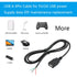 4Pcs USB A Female 4Pin Bare Wire 1M/3FT, 5V/2A USB 4 Pin Pigtail Open End Power Data Cable, Tail Tinning, for USB Equipment Installed or Replaceme...