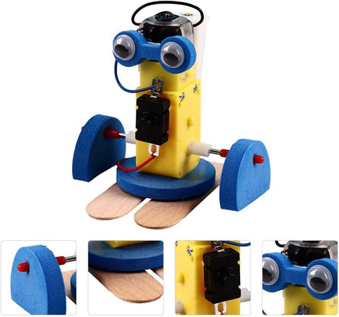 Kisangel Kids Kids Robotics 1 Set DIY Robot Kit Assembly Crawling Robot for Kids and Brain Kid...