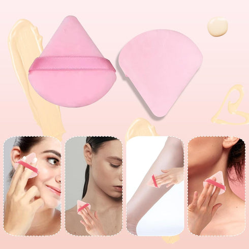 14 Pcs Makeup Sponge Set, Beauty Blender Make up Sponges Setting Face Puffs with 4 Pcs Powder Puff and 4 Pcs Mini Makeup Sponges for Liquid, Cream...