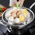 Steaming Rack Household Stainless Steel Cooking Ware Thickened Steaming Rack Stand (12 inch)...