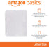 Amazon Basics Clear Sheet Protectors for 3 Ring Binder, 8.5 x 11 Inch,Polypropylene, 100-Pack...