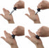 2 PCS Retractable Knife Joke Trick Halloween Props Toy Disappearing Dagger Fake Plastic Blade Magic Toy...