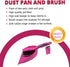 Dustpan and Brush Set, Multipurpose Floor Cleaner, for Home Office, Small Broom-2Count...