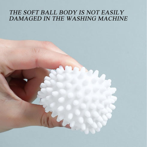 2pcs Silicone Hedgehog Laundry Balls, Anti-tangling and Stain-Removing Laundry Balls for Household and School Washing Machines...