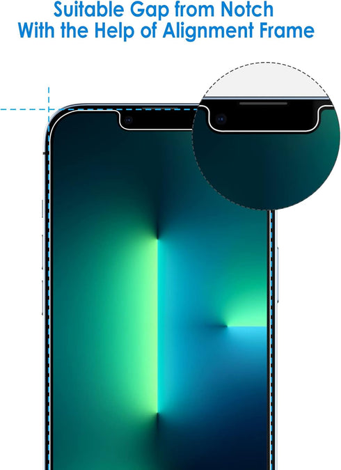 JETech Screen Protector for iPhone 13 Pro Max 6.7-Inch with Camera Lens Protector, Easy-Installation Tool, Tempered Glass Film, 2-Pack Each...