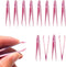 12 pcs Plastic Tweezers for kids DIY Jewelry Making Crafts beadsTweezers for crafting 3.14 inch- Ideal for Picking and Placing Beads Craft supplie...