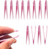 12 pcs Plastic Tweezers for kids DIY Jewelry Making Crafts beadsTweezers for crafting 3.14 inch- Ideal for Picking and Placing Beads Craft supplie...