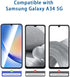 (2 Pack) Designed for Samsung Galaxy A34 5G Tempered Glass Screen Protector 9H Anti Scratch HD Clear Bubble Free...