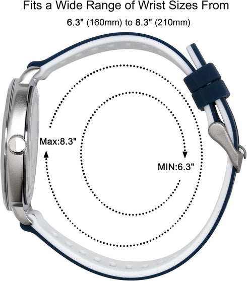 Diaofendi Waterproof Nurse Watch for Medical Professionals,Women Men, 24 Hour with Second Hand, Military Time Easy to Read Dial...
