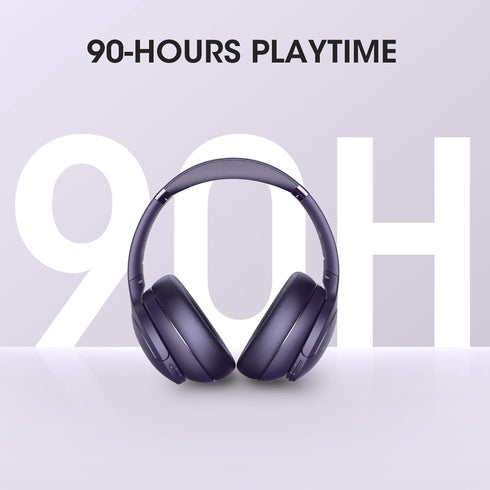 DOQAUS Upgraded Bluetooth Headphones Over Ear, 90H Playtime Bluetooth 5.3 Wireless Headphones 3 EQ Modes, Built-in HD Mic, HiFi Stereo Sound,Deep ...