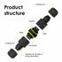 IP68 Junction Box Outdoor Waterproof Electrical Wire Cable Connector,M16 for 2 or 3 Pin Cables for 3.5-10mm Wire Range(AC 400V, 17.5A), Easy to In...