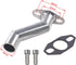 UAUS 32-40mm Silver Short Offset Intake Manifold Carburetor W/Gasket For 49cc 60cc 66cc 80cc Motorized Bicycle Bike...
