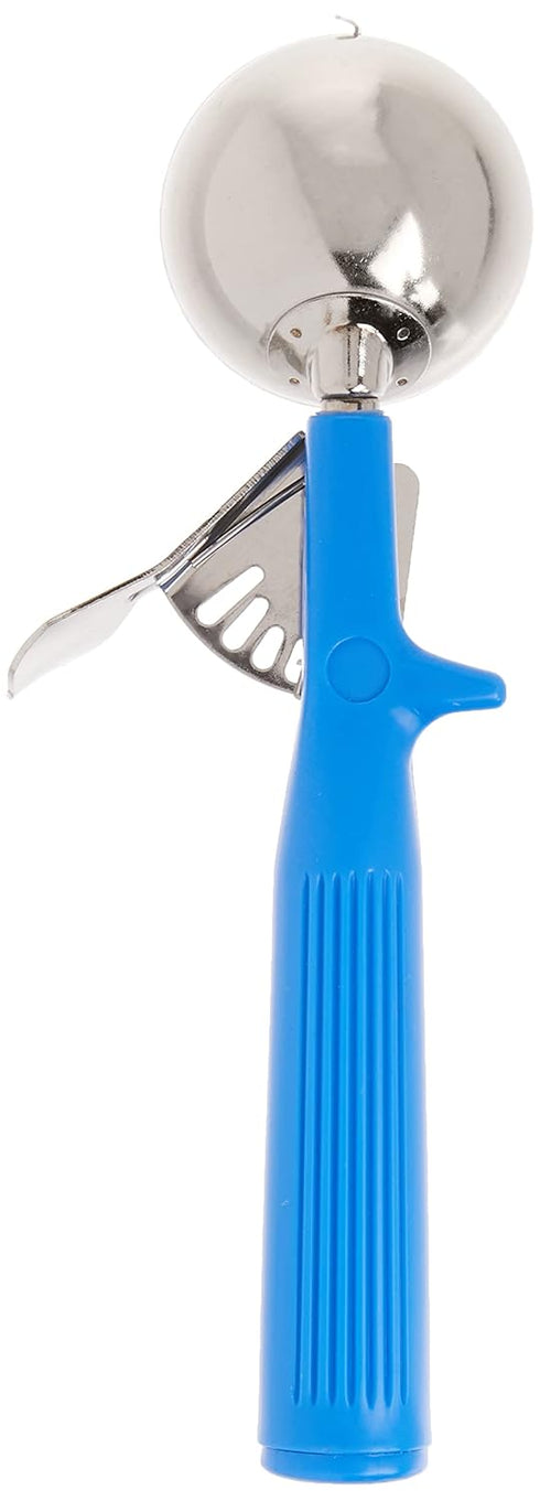 Winco ICOP-16 Ice Cream Disher with Blue Handle, Size 16, Stainless Steel...
