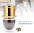 Stainless Steel Drip Coffee Filter Maker Vietnamese Style Drip Coffee Pot Infuser Ideal for on the Go/home (Gold)...