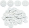 50 Pcs Premium 2-Hole Resin Sewing Buttons - White Round Mixed Buttons for Sewing, DIY, and Holiday Decoration (White)...