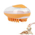 WishLotus Pet Bath Brush, Puppy Massage Brush with Shampoo Dispenser Pet Grooming Tool for Small Animals Soft Silicone Dog Shower Brush for Long S...