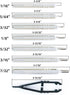 BESTNULE 8 Piece Punch Set, Punch Set, Roll Pin Punch Set, Punch Tools with 1 Metal Tweezers, Made of Solid Material Including Steel Punch and Twe...