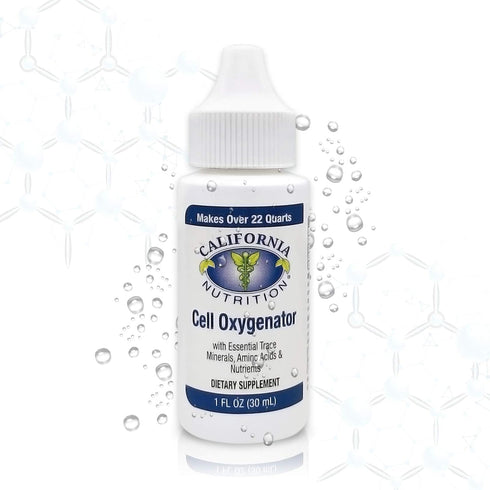Cell Oxygenator Oxygen Boost, 1fl oz (30ml), Cell Food Oxygen Drops with Zinc, Support Immune System, Liquid Oxygen Dietary Supplement, Trace Mine...