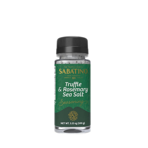 Sabatino Truffle & Rosemary Sea Salt Seasoning, All Natural Gourmet Truffle Salt with Rosemary, Sicilian Sea Salt,Kosher, Non-Gmo Project Certifie...