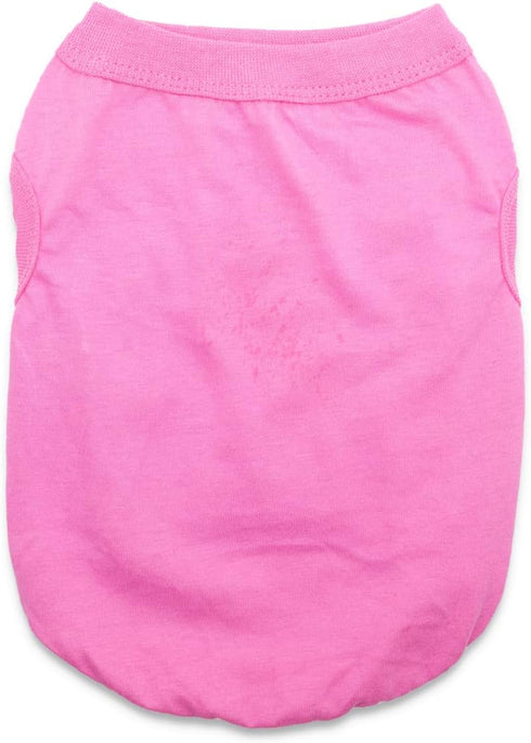 6 Pack Yorkie Clothes Plain Extra Small Dog T Shirt 100% Cotton Solid XS Puppy Clothes Blank Chihuahua Clothes Girl Puppy Tshirt for Boy Dogs Shir...