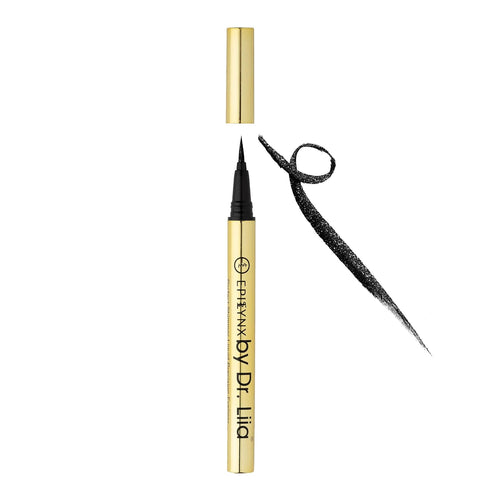 Vegan Gluten & Allergen Free Liquid Eyeliner Pencil | Long Lasting Waterproof Eyeliner with Precision Tip | 2ml | Shimmer Black By Dr. Liia...