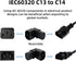 chenyang 2 Pack IEC 320 C14 to C13 Power 90 Degree Right Angled Extension Converter Connector Adapter...