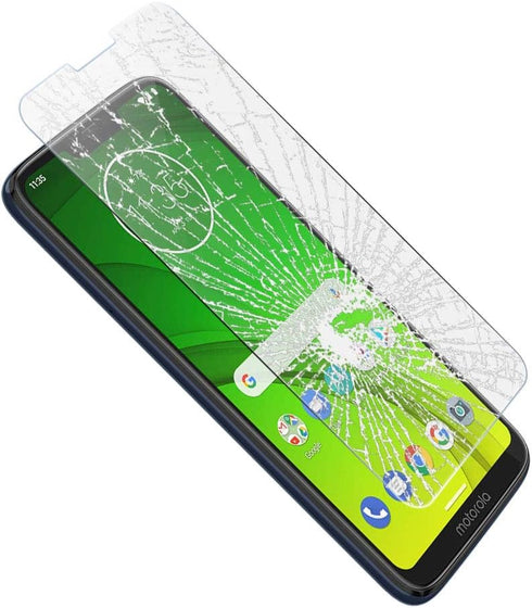 Moto G7 Power Screen Protector-(3 Pack) Bubble Free Case Friendly Ultra-Thin Anti-Scratch Anti-Fingerprint Clear Tempered Glass Protective Film Co...