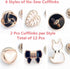 40 Sets Button Pins for Loose Jeans,17 mm and 21mm No Sew and No Tools Instant Replacement Snap Tack Pant Button,Reusable and Adjustable Metal Pan...