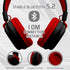 Headphones Kids Bluetooth Wireless Volume Limited 85/110dB Over On Ear Foldable Noise Protection Headset/Wired Inline Cable AUX 3.5mm Mic for Chil...