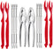 12 Pcs Crab Leg Crackers and Tools Set,mothers day gifts Including 2 Crab Leg Crackers, 4 Lobster Shellers and 6 Crab Forks/Picks...
