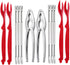 12 Pcs Crab Leg Crackers and Tools Set,mothers day gifts Including 2 Crab Leg Crackers, 4 Lobster Shellers and 6 Crab Forks/Picks...