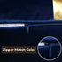Navy Blue Beige Gold Leather Patchwork Velvet Throw Pillow Cover 12x20 Set of 2 Luxury Modern Home Decor Cushion Cover Decorative Pillow for Couch...